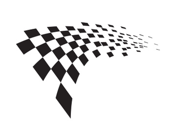 Race flag design illustration preview picture