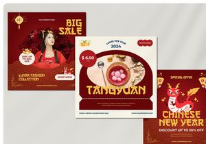 Chinese New Year Instagram Post
