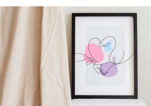 Heart Shaped Hand Draw One Continuous Line
