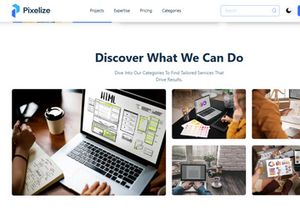Pixelize Portfolio Nextjs Template