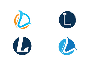 L Letter Logo, vector Icon template preview picture