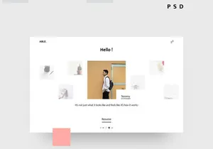 ABLE Free PSD Template