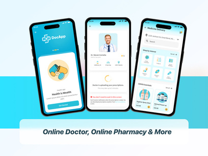 DocApp- Online Doctor Consultancy and e-Pharmacy App