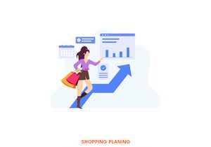 Shopping Planning illustration concept