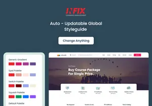 Infix Learning Mangement System (Full App + Database)
