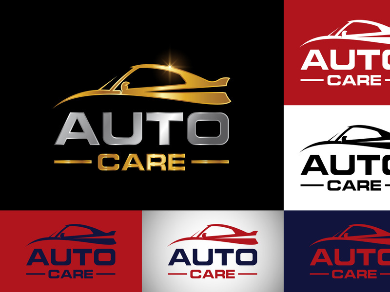 Abstract car logo sign symbol for automotive company