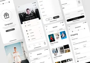 Vrada - Fashion Mobile UI Kit
