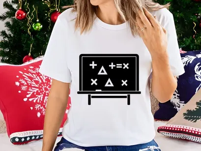 School Chalkboard Math Equation Icon