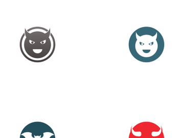 Devil logo design with a modern concept. preview picture