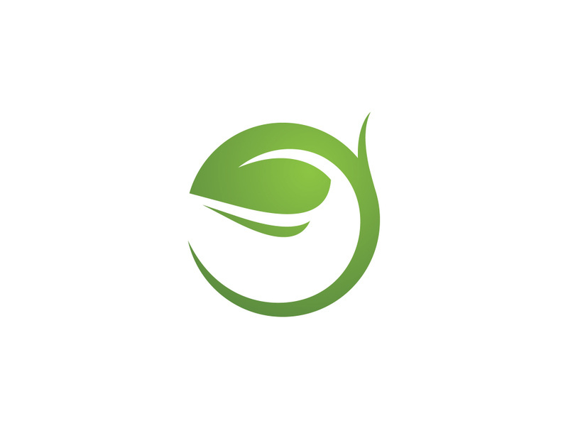 Green Leaf Ecology logo template