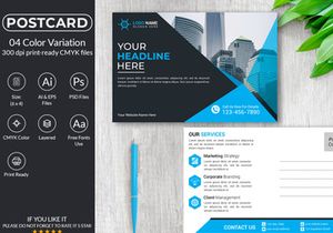 Corporate Postcard Design Template