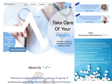 Medical Healthcare Landing Page preview picture
