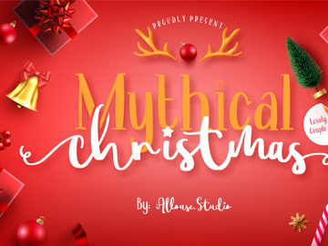 Mythical Christmas - Lovely Couple Font preview picture