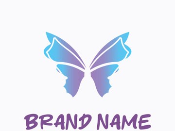 Butterfly logo design preview picture