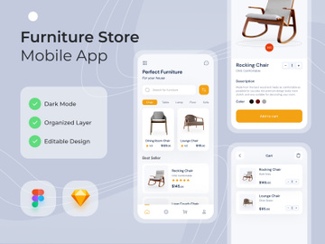Furniture Shop Mobile App preview picture