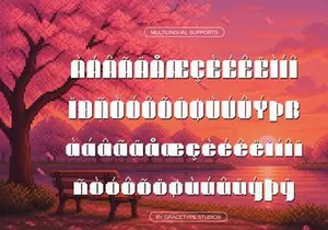 Lumina Lullaby | Pixelated Font