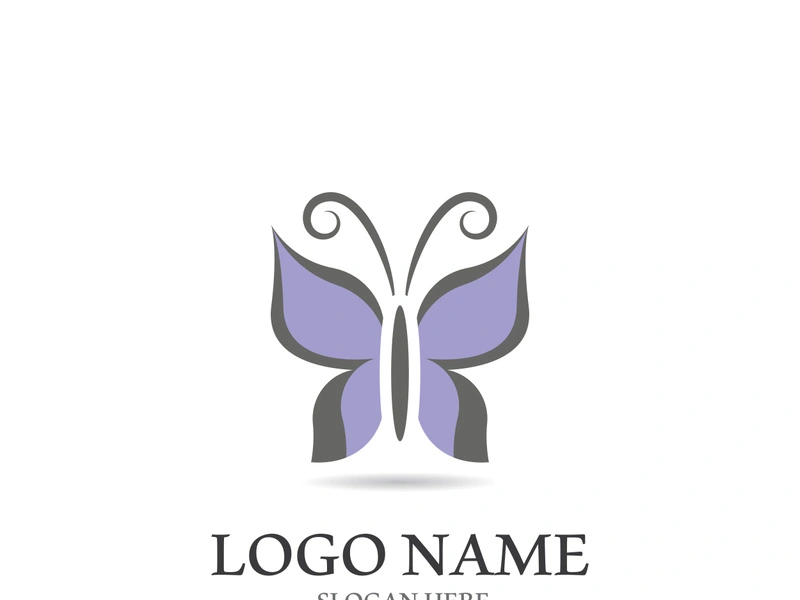 Butterfly logo icon vector design illustration