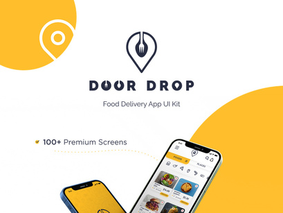 Door Drop - Adobe XD food delivery UI Kit