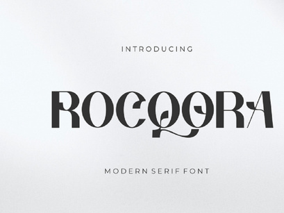 Rocqora Modern Serif Font (Free for Personal Use)
