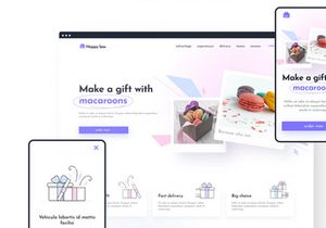 HappyBox – Landing Page Template [Personal Use License]