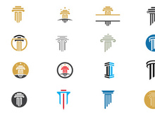 Pillar Law Logo vector