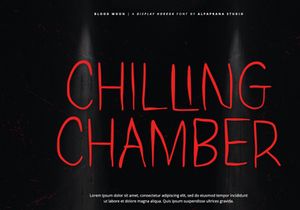 Blood Moon - Display Font