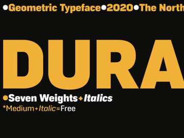 Duran - Type Family + FREE Weights preview picture