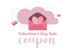 Valentine's Day Sale Editable Vector Scene Creator