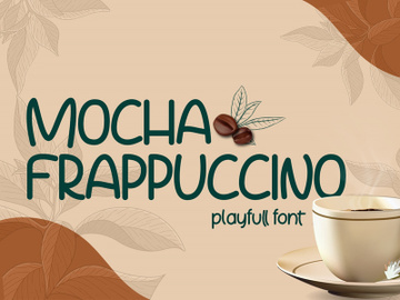 Mocha Frappuccino | Playfull Free Font preview picture