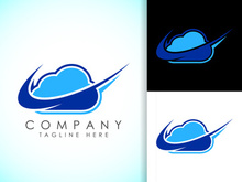 Creative cloud computing vector logo design template. Cloud  logo for your corporate business.