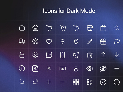 40+ Ecommerce Icon Pack