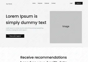 E-Learning Landing Page Design