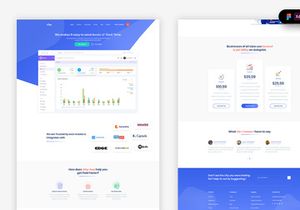 Invoice Landing Page Template