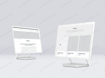 beauty shop  website app  wireframes preview picture