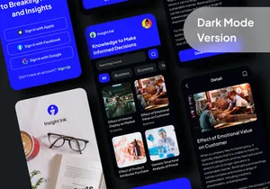 Diario - Journal Mobile App UI Kit