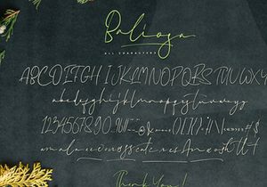 Baliosa - Free Font
