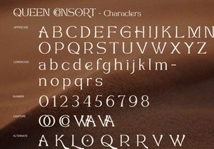 Queen Consort - Serif Font