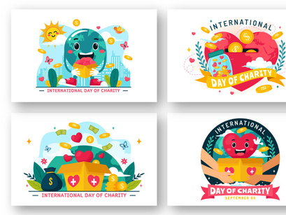 12 International Day of Charity Illustration