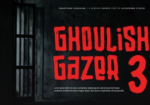 Graveyard Guardian - Display Font