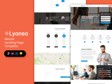 Mentor Landing Page Template preview picture