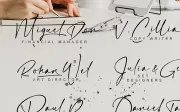 Hamiltone Signature font