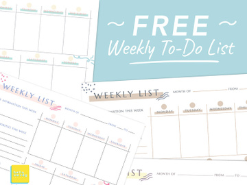 Printable Weekly To-Do List preview picture