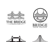 Bridge logo icon design and business symbol template