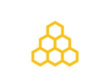 Bee icon design illustration