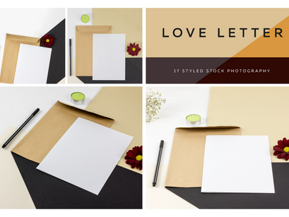 Love Letter, Styled Photo Scene