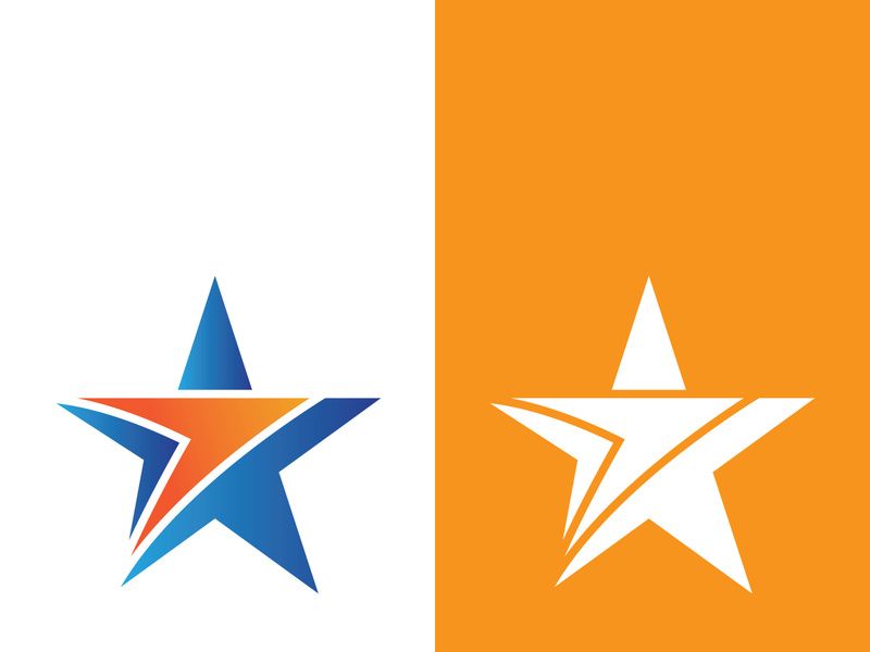 Star icon template vector illustration design