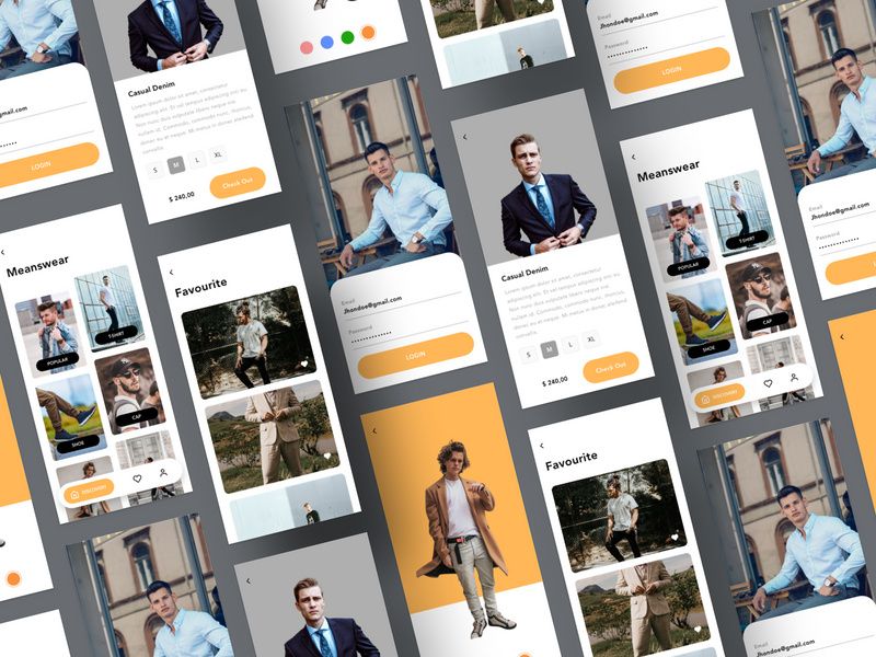 Fashion Store Mobile App Design