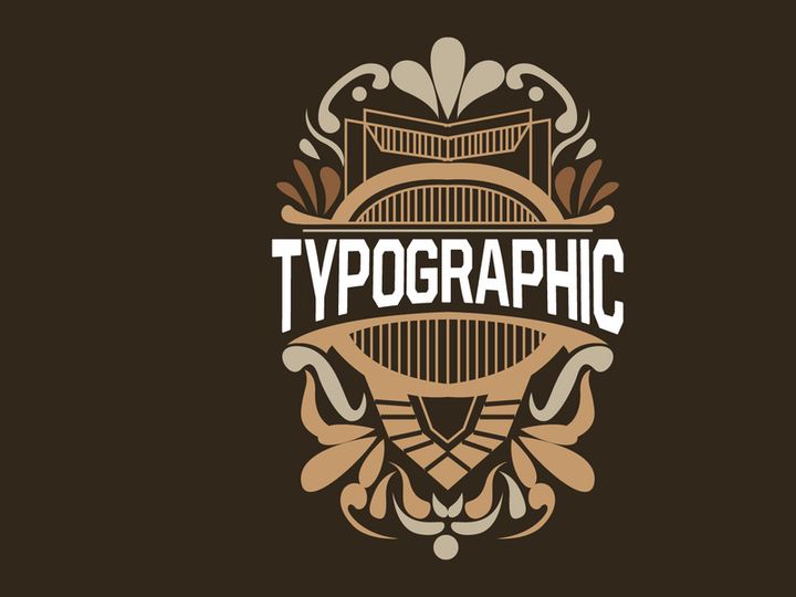 Vector Decorative Vintage Typography Elements, Greeting Card Design