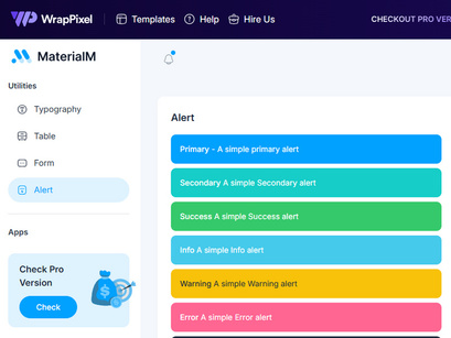 MaterialM Free Tailwind React Admin Template