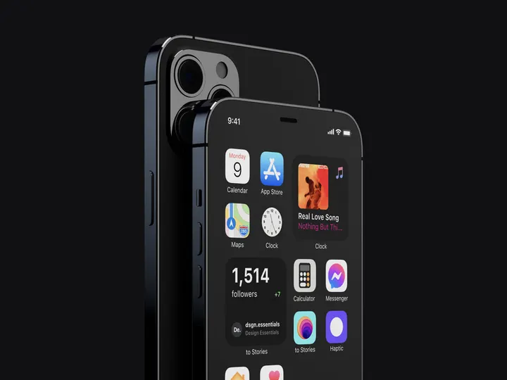 Free iPhone 12 Pro Mockup PSD